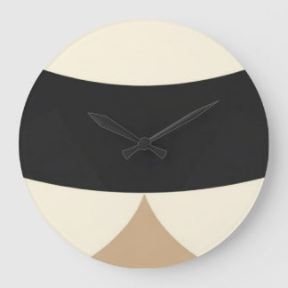 Grande Horloge Ronde Earth Geometry Journal – wall art and decor clock 