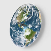 Grande Horloge Ronde Earth wall clock with numbers (Angle)