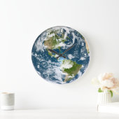 Grande Horloge Ronde Earth wall clock with numbers (Maison)