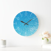 Grande Horloge Ronde Eau De La Piscine (Maison)