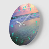 Grande Horloge Ronde Eaux Sunset Gulf Coast Waters (Angle)