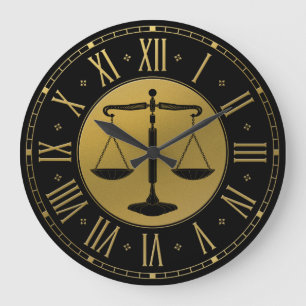 Grande Horloge Ronde Échelles du CABINET JURIDIQUE   de justice