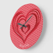 Grande Horloge Ronde Échos d'amour (Angle)