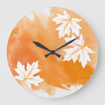 Éclaboussure moderne de peinture à l'eau orange et