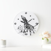 Grande Horloge Ronde Écluse murale de l'âne (Maison)