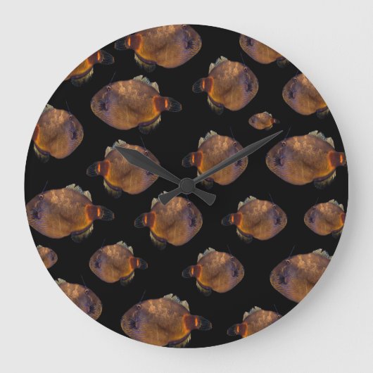 Grande Horloge Ronde École De Poisson De Taureau, (Recto)