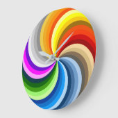 GRANDE HORLOGE RONDE ÉCRAN DE GRAPHIQUE DE COULEUR (Angle)