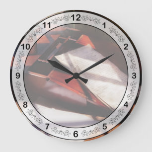 Grande Horloge Ronde Écrivain - Une lettre à mon frère