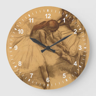 Grande Horloge Ronde Edgar Degas   deux danseurs