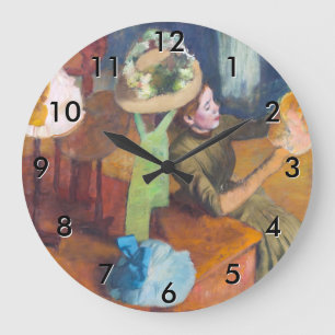 Grande Horloge Ronde Edgar Degas - La boutique de chapeaux