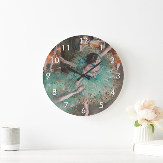 Grande Horloge Ronde Edgar Degas - Swaying Dancer / Danseuse en vert (Maison)