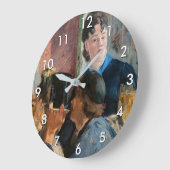 Grande Horloge Ronde Edouard Manet - Serveuse de bière (Angle)