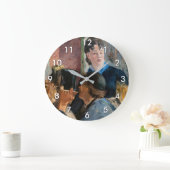Grande Horloge Ronde Edouard Manet - Serveuse de bière (Maison)