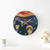 Grande Horloge Ronde Edvard Munch - Anxiété (Maison)