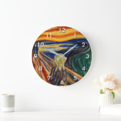 Grande Horloge Ronde Edvard Munch - Le cri 1910 (Maison)
