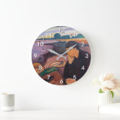 Grande Horloge Ronde Edvard Munch - Melancholy 1894 (Maison)