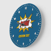 Grande Horloge Ronde Effet audio comique Pow (Angle)