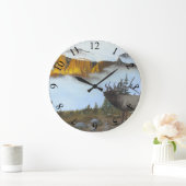 Grande Horloge Ronde Élans de Bugling (Maison)