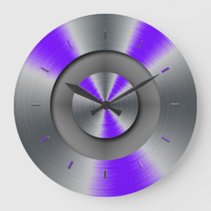 Grande Horloge Ronde Electric Indigo Highlighted Color Complementing