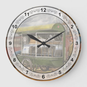 Grande Horloge Ronde Électricien - Monteurs de lignes - Installation de