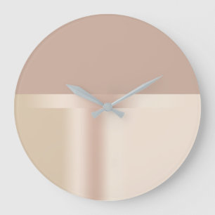 Grande Horloge Ronde Elegant et stylish rose gold brown