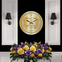 Elegant Gold Diamonds 50th Wedding Anniversary