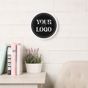 Grande Horloge Ronde élégant, moderne, raffiné et éditable.