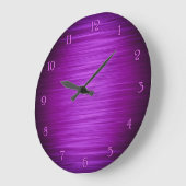 Grande Horloge Ronde Elegant purple shaded wall clock (Angle)