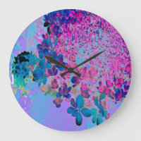 Élégante Hortensia Limelight Bleu Foncé et Magenta