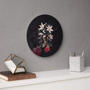 Grande Horloge Ronde Élégie pour une chanson déchue – Violon gothique r