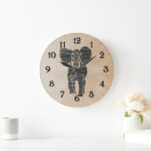 Grande Horloge Ronde Eléphant (Maison)