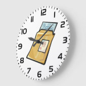 Grande Horloge Ronde Email Envelope Digital Mail and Newsletter (Angle)