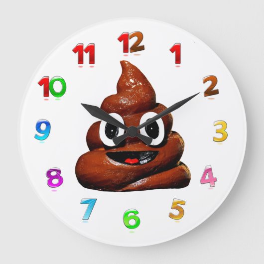 Grande Horloge Ronde Emoji de dunette (Recto)
