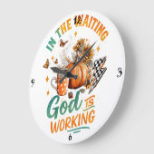 Grande Horloge Ronde En Attente... (Angle)