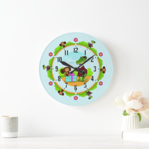 Grande Horloge Ronde Enfants