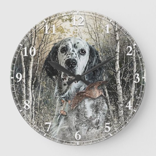Grande Horloge Ronde English Setter  (Recto)