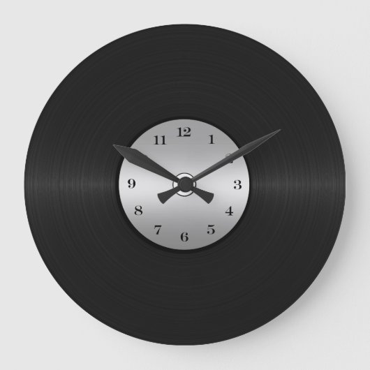 Grande Horloge Ronde Enregistrement LP Vinyl Look (Recto)