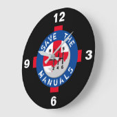 GRANDE HORLOGE RONDE ENREGISTRER LES MANUELS (Angle)