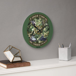 Grande Horloge Ronde Ensemble, nous choisissons la paix