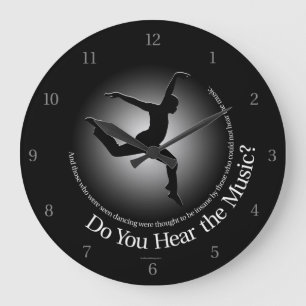 Grande Horloge Ronde Entendez-Vous La Musique ?