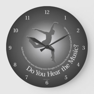 Grande Horloge Ronde Entendez-Vous La Musique ?