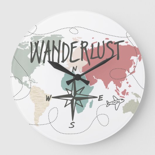 Grande Horloge Ronde Envie de voyager (Recto)