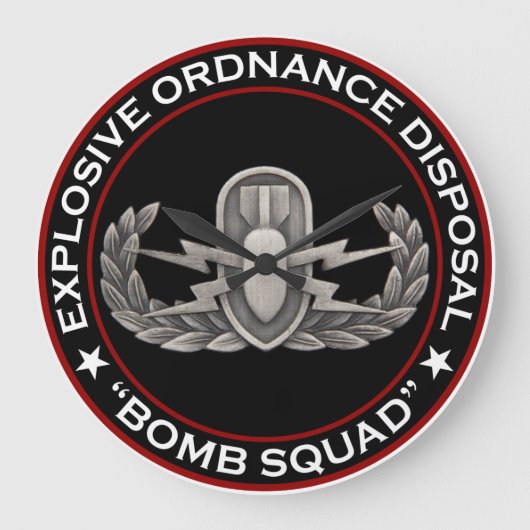 Grande Horloge Ronde EOD "Bomb Squad" (Recto)