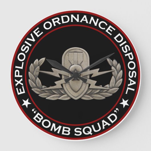 Grande Horloge Ronde EOD Senior Bomb Squad (Recto)