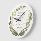 Grande Horloge Ronde Ephesians 2:8 (Angle)