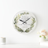 Grande Horloge Ronde Ephesians 2:8 (Maison)