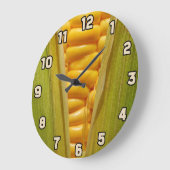 Grande Horloge Ronde Épi de maïs (Angle)