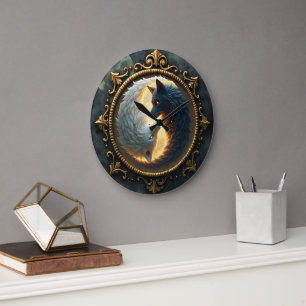 Grande Horloge Ronde Équilibre lunaire – Là où les ombres embrassent la