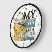Grande Horloge Ronde Équipe de golf (Angle)