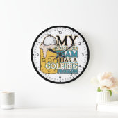 Grande Horloge Ronde Équipe de golf (Maison)